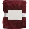 Plaid polaire gaufré en flanelle de polyester personnalisable Nikolaï personnalisable avec votre logo