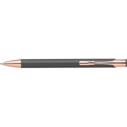 Stylo bille aluminium publicitaire personnalisé - Alexander Matières : aluminium Couleurs : gris