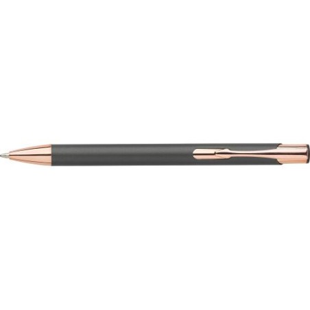 Stylo bille aluminium publicitaire personnalisé - Alexander Matières : aluminium Couleurs : gris