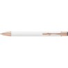 Stylo bille aluminium publicitaire personnalisé - Alexander Matières : aluminium Couleurs : blanc personnalisable avec votre log