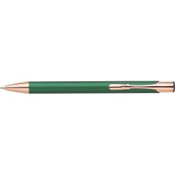Stylo bille aluminium publicitaire personnalisé - Alexander Matières : aluminium Couleurs : vert marquage laser ultra précis