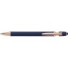 Stylo bille personnalisable en aluminium - Anthony Matières : acier Couleurs : bleu marine