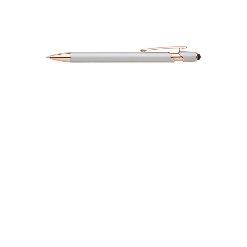 Stylo bille personnalisable en aluminium - Anthony Matières : acier Couleurs : bleu marine accessoire événementiel unique