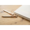 Stylo bille personnalisable en aluminium - Anthony Matières : acier Couleurs : bleu marine personnalisation rapide en France