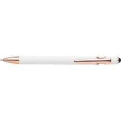 Stylo bille personnalisable en aluminium - Anthony Matières : acier Couleurs : bleu marine goodies publicitaire événementiel