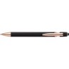 Stylo bille personnalisable en aluminium - Anthony Matières : acier Couleurs : noir goodies publicitaire événementiel