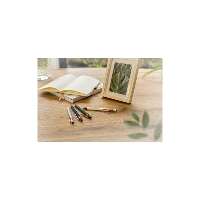 Stylo bille personnalisable en aluminium - Anthony Matières : acier Couleurs : noir personnalisation sur mesure