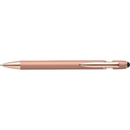 Stylo bille personnalisable en aluminium - Anthony Matières : acier Couleurs : noir cadeau collaborateur premium