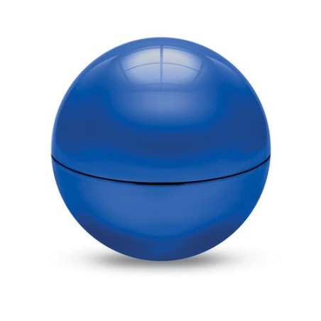 Boule baume à lèvres personnalisé Beauté et Protection UV SOFT Couleurs : bleu impression haute définition