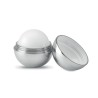Boule baume à lèvres personnalisé Beauté et Protection UV SOFT Couleurs : argenté brillant personnalisable avec votre logo