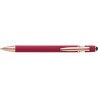 Stylo bille personnalisable en aluminium - Anthony Matières : acier Couleurs : rouge objet promotionnel éco-responsable