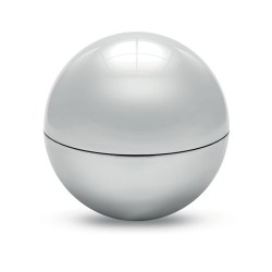 Boule baume à lèvres personnalisé Beauté et Protection UV SOFT Couleurs : argenté brillant marquage laser ultra précis