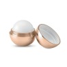 Boule baume à lèvres personnalisé Beauté et Protection UV SOFT Couleurs : champagne cadeau entreprise pas cher