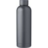 Gourde isotherme  en acier inoxydable recyclé de 500 ml Isaih Matières : acier inoxydable Couleurs : gris