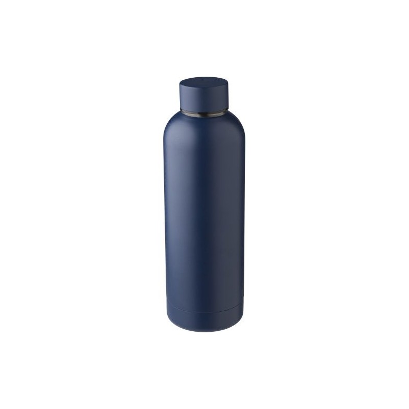 Gourde isotherme  en acier inoxydable recyclé de 500 ml Isaih Matières : acier inoxydable Couleurs : gris cadeau affaires élégan