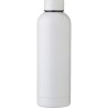 Gourde isotherme  en acier inoxydable recyclé de 500 ml Isaih Matières : acier inoxydable Couleurs : blanc cadeau entreprise pas