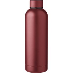 Gourde isotherme  en acier inoxydable recyclé de 500 ml Isaih Matières : acier inoxydable Couleurs : gris 2