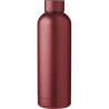 Gourde isotherme  en acier inoxydable recyclé de 500 ml Isaih Matières : acier inoxydable Couleurs : bordeaux goodies publicitai