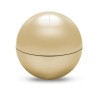 Boule baume à lèvres personnalisé Beauté et Protection UV SOFT Couleurs : doré objet promotionnel éco-responsable