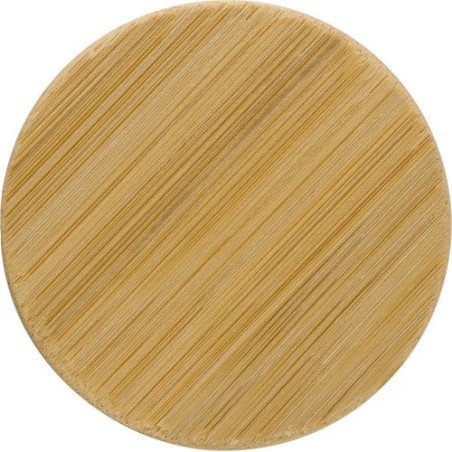 Miroir de poche  en bambou - Jeremiah Matières : bambou Couleurs : brun