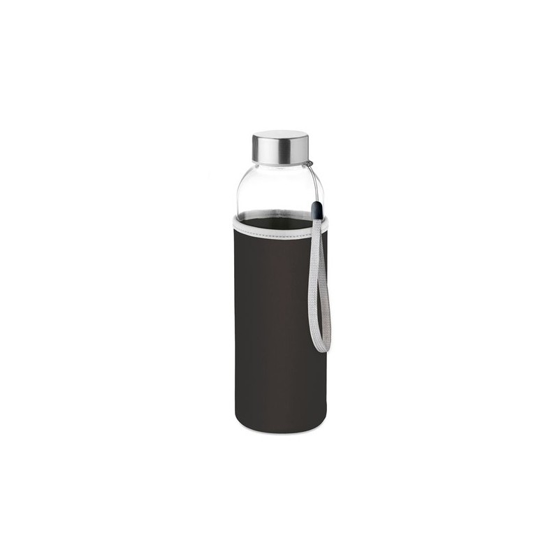 Bouteille en verre  500 ml personnalisée UTAH GLASS Matières : verre Couleurs : noir