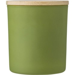 Bougie personnalisable en verre - Lucas Matières : bambou Couleurs : blanc livraison express 24h 48h