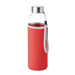 Bouteille en verre  500 ml personnalisée UTAH GLASS Matières : verre Couleurs : rouge personnalisation rapide en France