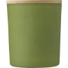 Bougie  en verre personnalisée - Matthew Matières : bambou Couleurs : vert