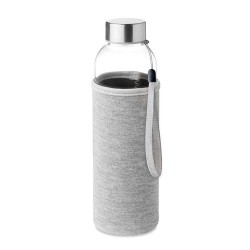 Bouteille en verre  500 ml personnalisée UTAH GLASS Matières : verre Couleurs : gris accessoire événementiel unique
