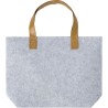 Sac shopping  en feutre rPET personnalisable Hunter Matières : PET recyclé Couleurs : gris clair