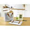 Sac shopping  en feutre rPET personnalisable Hunter Matières : PET recyclé Couleurs : gris clair cadeau client original