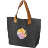 Sac shopping  en feutre rPET personnalisable Hunter Matières : PET recyclé Couleurs : gris clair objet publicitaire robuste