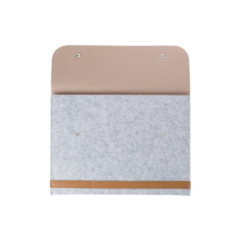Pochette  en feutre rPET pour ordinateur Jonathan Matières : PET recyclé Couleurs : gris livraison express 24h 48h