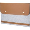 Pochette  en feutre rPET pour ordinateur Jonathan Matières : PET recyclé Couleurs : gris cadeau collaborateur premium
