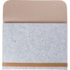 Pochette  en feutre rPET pour ordinateur Jonathan Matières : PET recyclé Couleurs : gris clair objet promotionnel éco-responsabl
