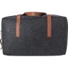 Sac de voyage personnalisé en feutre rPET  Natalie Matières : PET recyclé Couleurs : gris cadeau entreprise pas cher
