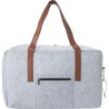 Sac de voyage personnalisé en feutre rPET  Natalie Matières : PET recyclé Couleurs : gris clair impression haute définition