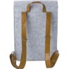 Sac à dos personnalisé en feutre rPET - Avery Matières : PET recyclé Couleurs : gris clair cadeau entreprise pas cher
