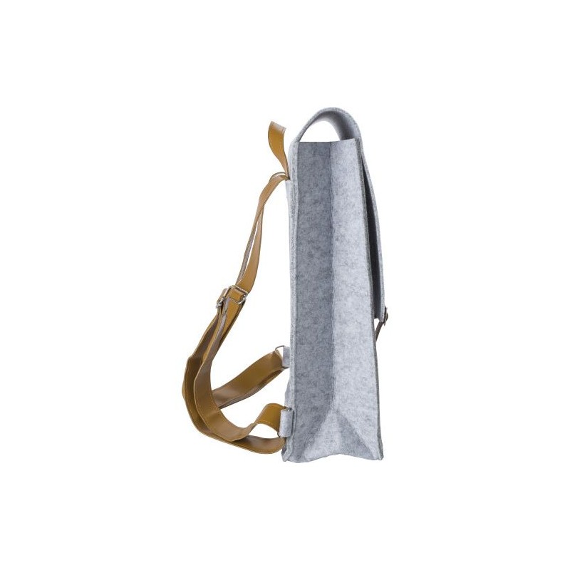 Sac à dos personnalisé en feutre rPET - Avery Matières : PET recyclé Couleurs : gris clair impression haute définition