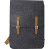 Sac à dos personnalisé en feutre rPET - Avery Matières : PET recyclé Couleurs : gris personnalisable avec votre logo