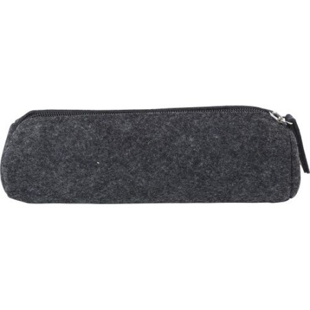 Trousse  en feutre rPET - Samantha Matières : PET recyclé Couleurs : gris foncé