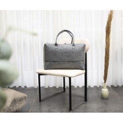 Sac marin  en feutre rPET - Savannah Matières : polyester Couleurs : gris cadeau collaborateur premium