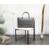 Sac marin  en feutre rPET - Savannah Matières : polyester Couleurs : gris foncé personnalisation rapide en France