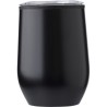 Mug publicitaire en acier inoxydable Zoe Matières : métal Couleurs : noir