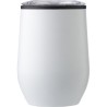 Mug publicitaire en acier inoxydable Zoe Matières : métal Couleurs : blanc impression haute définition