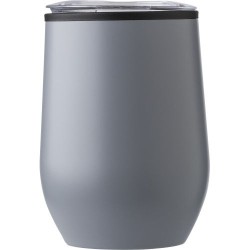 Mug publicitaire en acier inoxydable Zoe Matières : métal Couleurs : gris cadeau entreprise pas cher