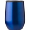 Mug publicitaire en acier inoxydable Zoe Matières : métal Couleurs : bleu marine goodies publicitaire événementiel