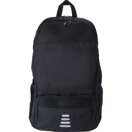 Sac à dos multifonction  en polyester rPET Sebastian Matières : nylon Couleurs : noir
