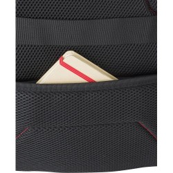 Sac à dos multifonction  en polyester rPET Sebastian Matières : nylon Couleurs : noir marquage laser ultra précis