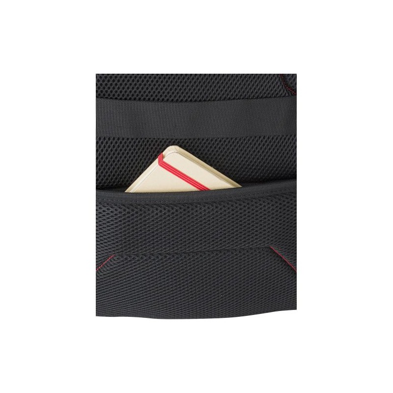 Sac à dos multifonction  en polyester rPET Sebastian Matières : nylon Couleurs : noir marquage laser ultra précis
